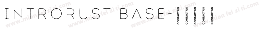 IntroRust Base字体转换